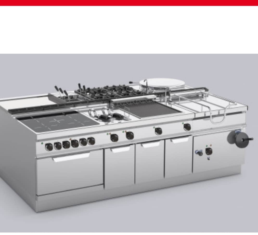 Piano de cuisson 4 feux Professionnel