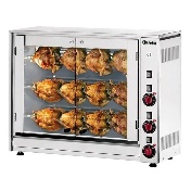 Rôtissoire électrique professionnel à poser 12 poulets